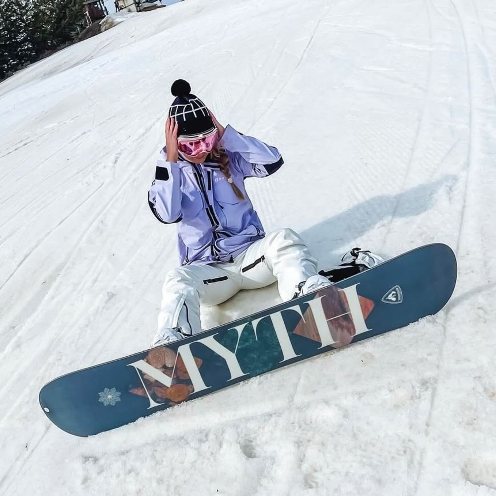 Rossignol Women's Myth Wood Fiberglass All-Mountain Freestyle Snowboard 149